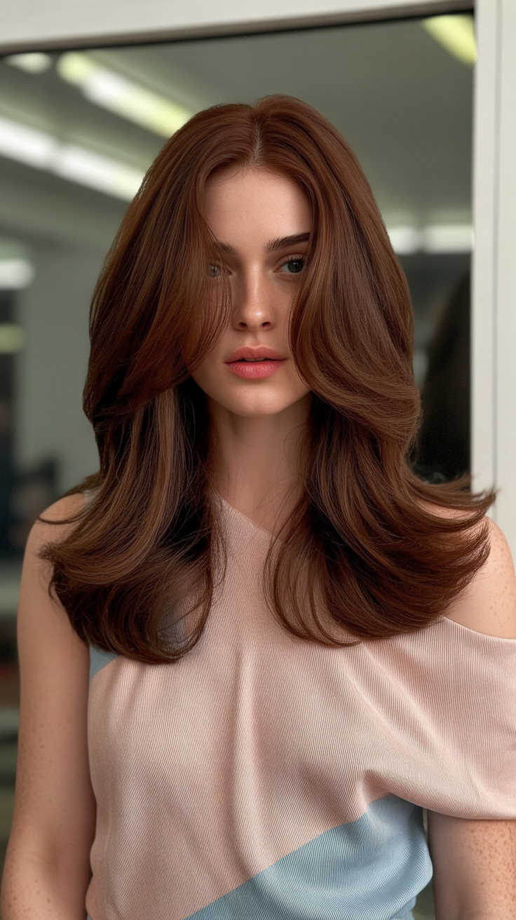 Long Layered Blowout Haircut