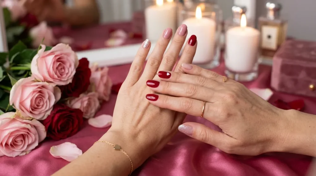 23 Romantic Valentine Nail Ideas