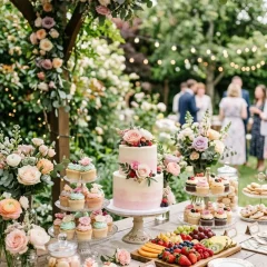 Styled Outdoor Dessert Table